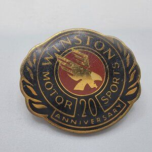 Winston‎ Motor Sports 20th Anniversary Hat Lapel NASCAR Pin